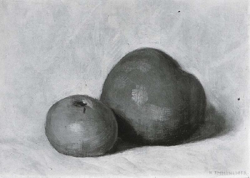 Giovanni Giacometti Two apples oil painting image